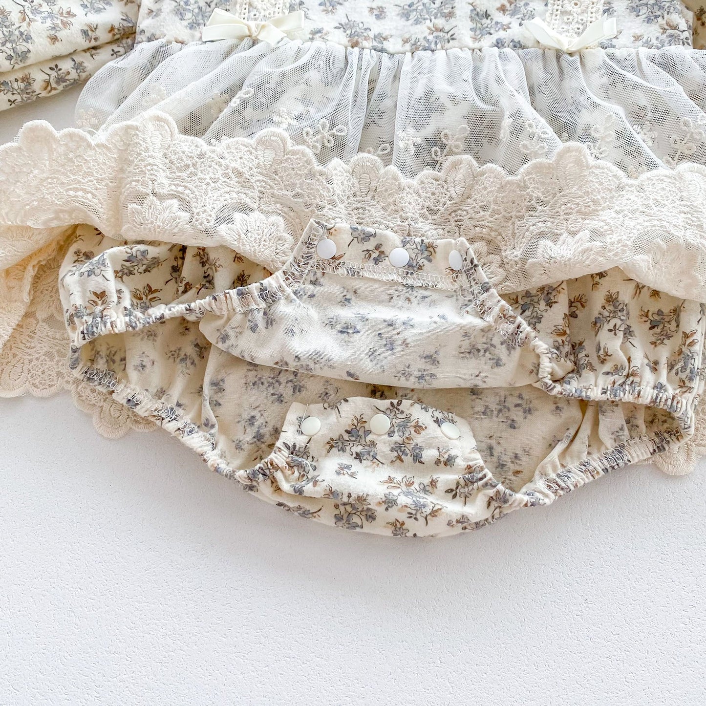 Arrival Baby Floral Princess Onesie Dress For Girls With Lace